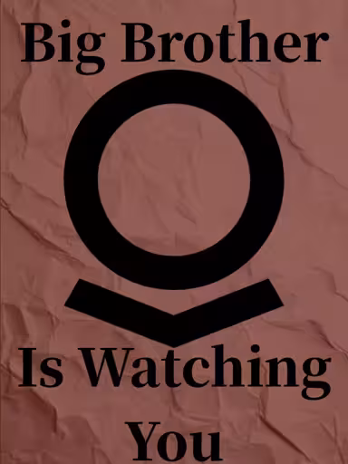 Image of the Palintir logo captioned by "Big Brother Is Watching You" Image of the Palintir logo captioned by "Big Brother Is Watching You"